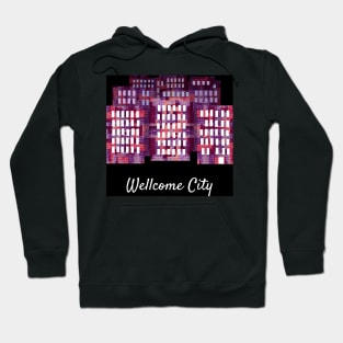 Wellcome City Black Hoodie